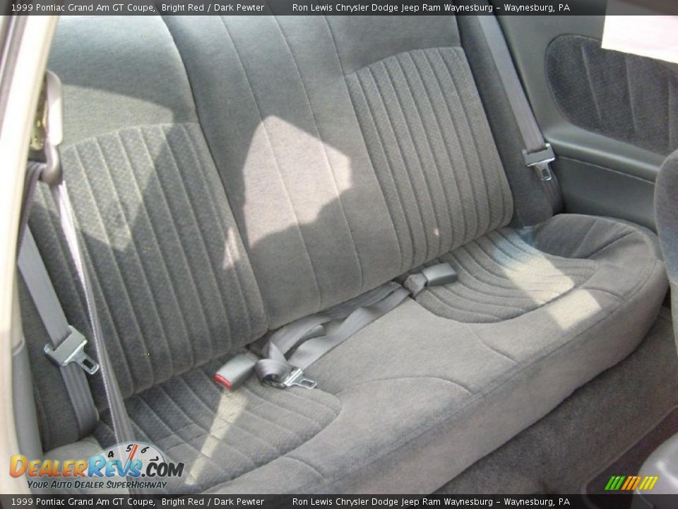 Dark Pewter Interior - 1999 Pontiac Grand Am GT Coupe Photo #15