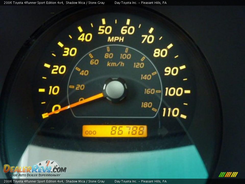 2006 Toyota 4Runner Sport Edition 4x4 Shadow Mica / Stone Gray Photo #15