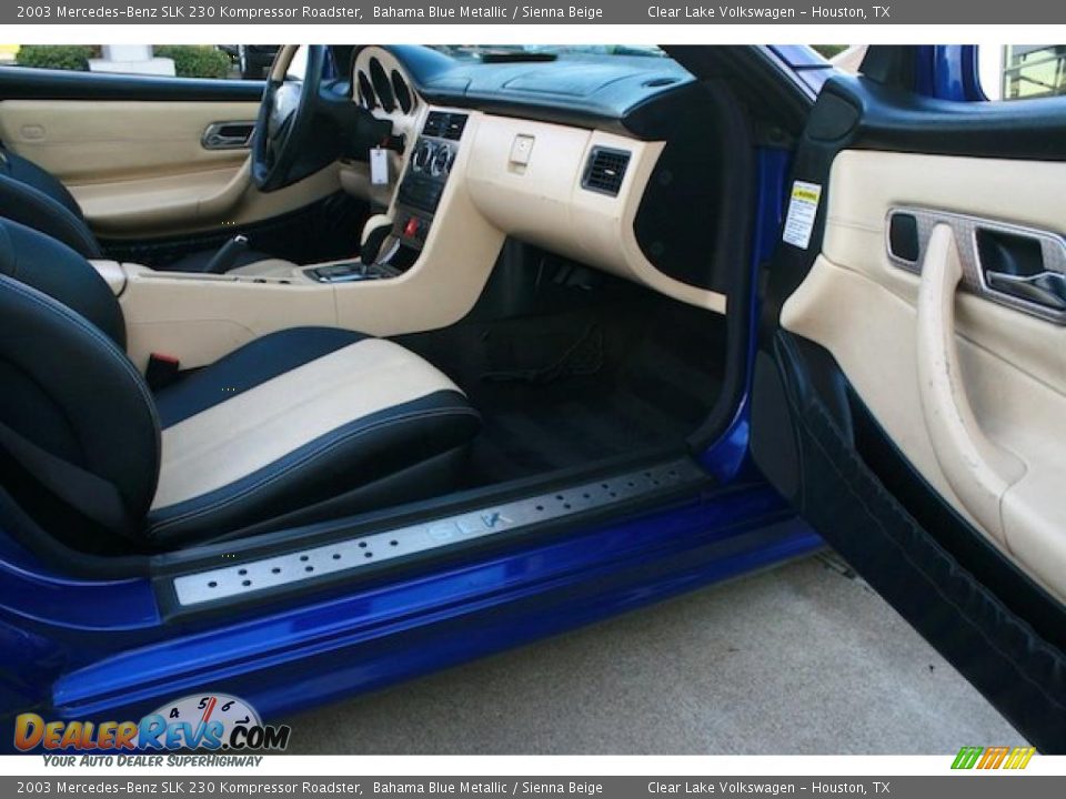 Sienna Beige Interior - 2003 Mercedes-Benz SLK 230 Kompressor Roadster Photo #11