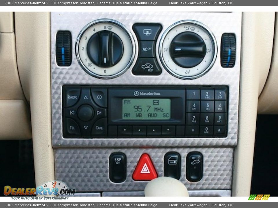 Controls of 2003 Mercedes-Benz SLK 230 Kompressor Roadster Photo #14