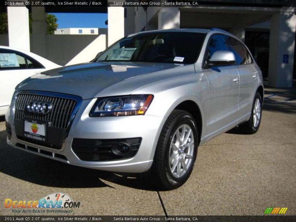 2011 Audi Q5 2.0T quattro Ice Silver Metallic / Black Photo #1