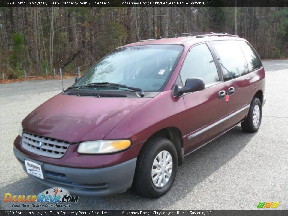 1999 Plymouth Voyager Deep Cranberry Pearl / Silver Fern Photo #1