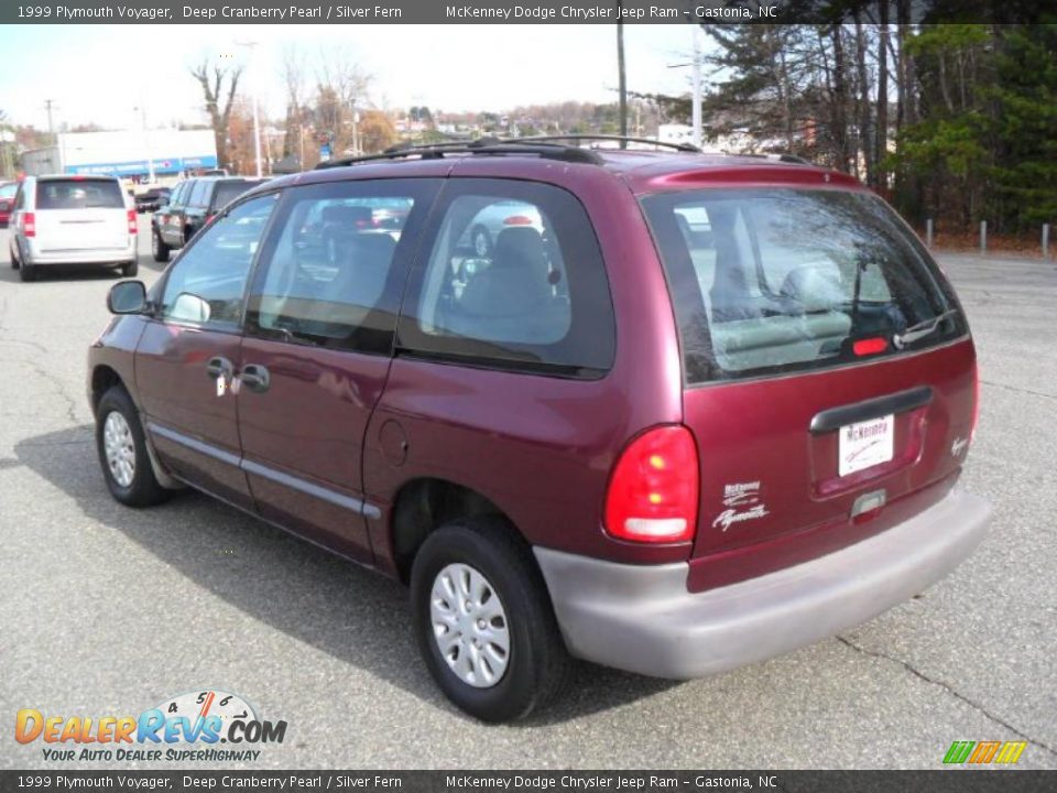 1999 Plymouth Voyager Deep Cranberry Pearl / Silver Fern Photo #2