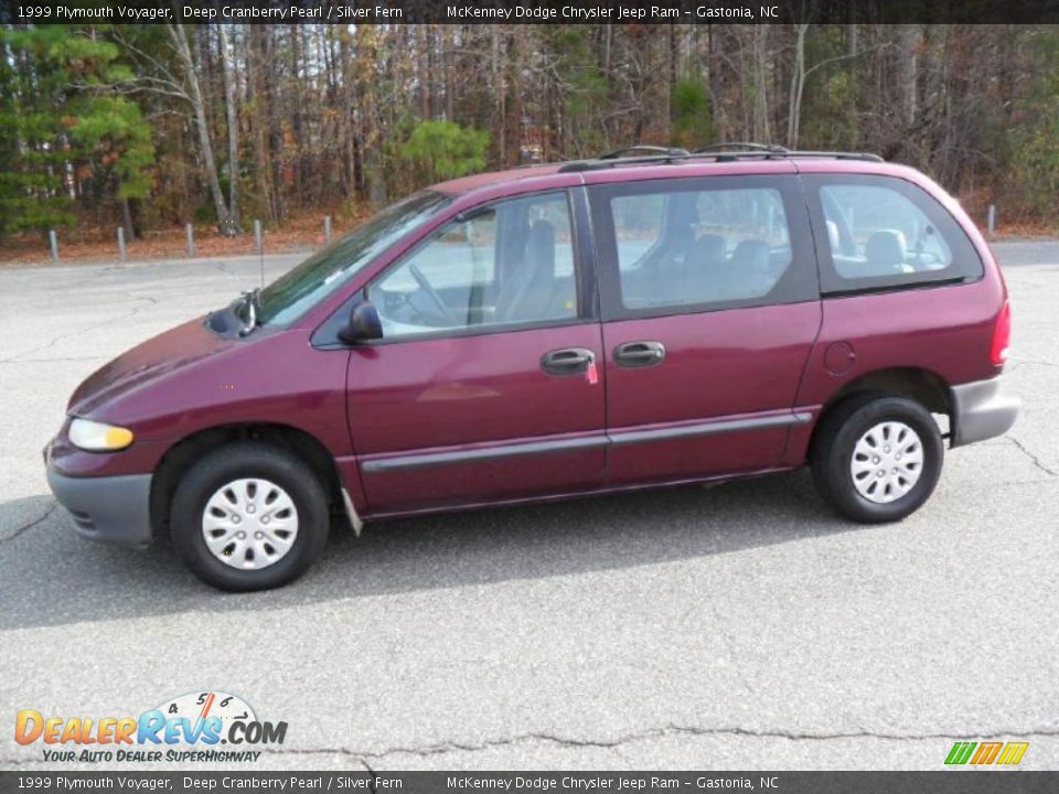 1999 Plymouth Voyager Deep Cranberry Pearl / Silver Fern Photo #6