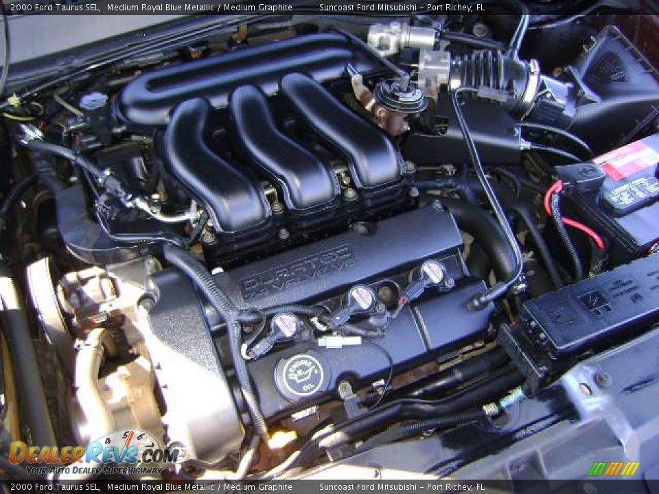 2000 Ford Taurus SEL Medium Royal Blue Metallic / Medium Graphite Photo #13