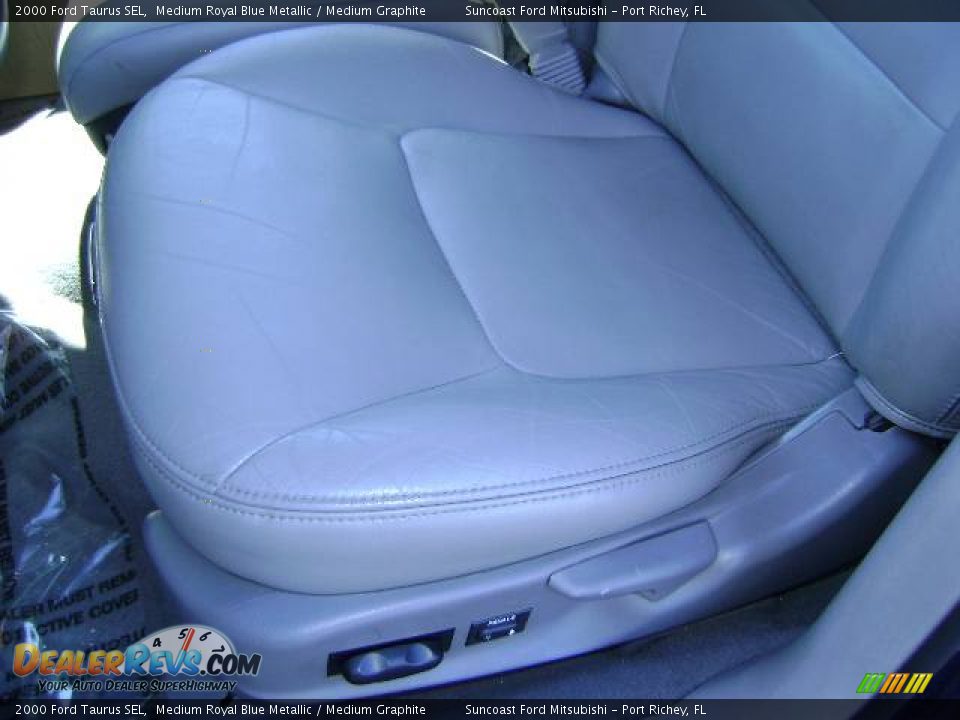 2000 Ford Taurus SEL Medium Royal Blue Metallic / Medium Graphite Photo #18
