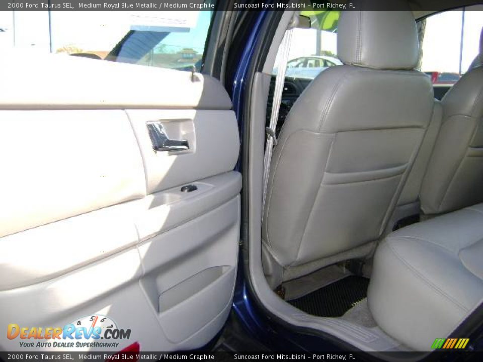 2000 Ford Taurus SEL Medium Royal Blue Metallic / Medium Graphite Photo #21