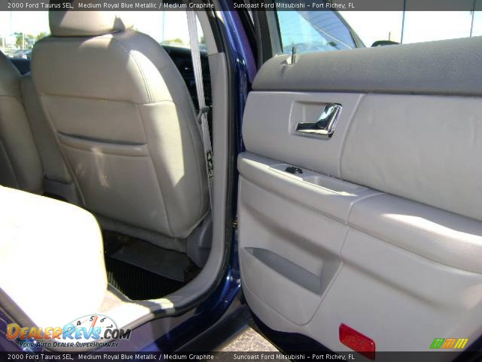 2000 Ford Taurus SEL Medium Royal Blue Metallic / Medium Graphite Photo #23