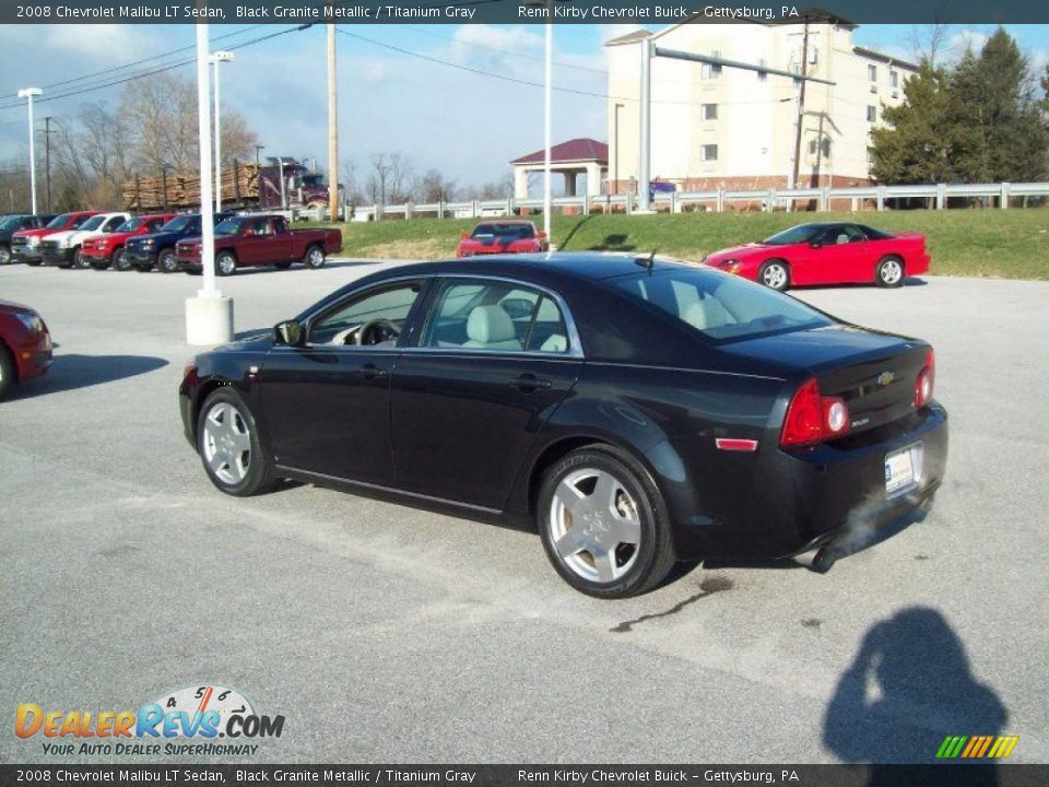 Black Granite Metallic 2008 Chevrolet Malibu LT Sedan Photo #2