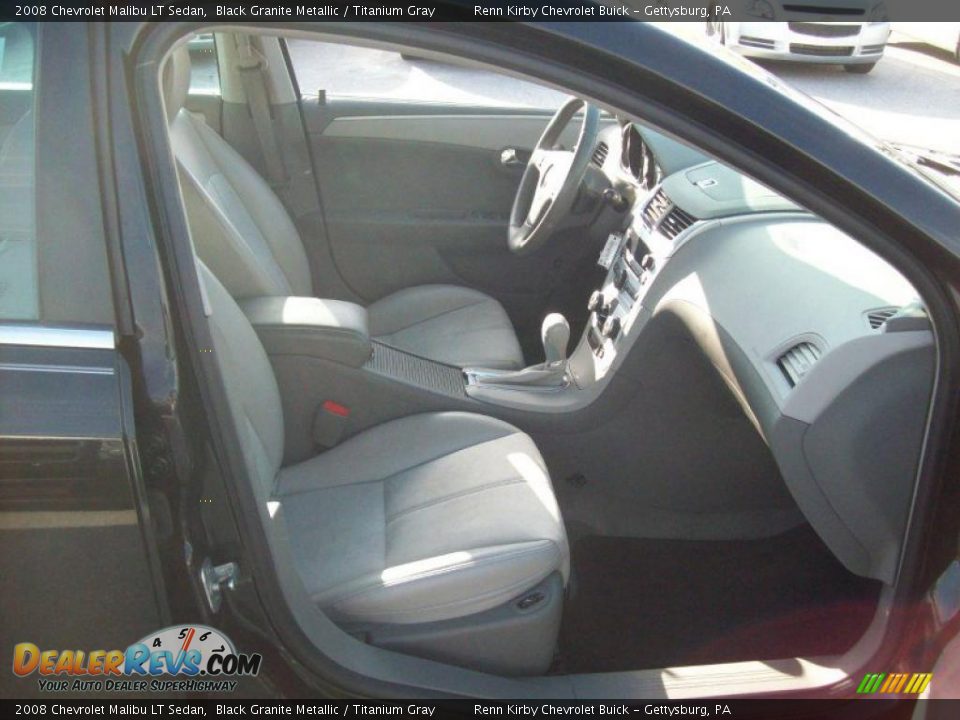 2008 Chevrolet Malibu LT Sedan Black Granite Metallic / Titanium Gray Photo #5