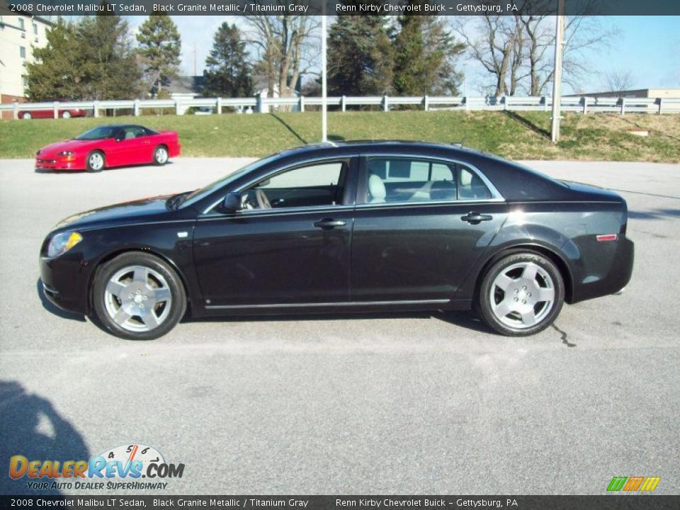 Black Granite Metallic 2008 Chevrolet Malibu LT Sedan Photo #13