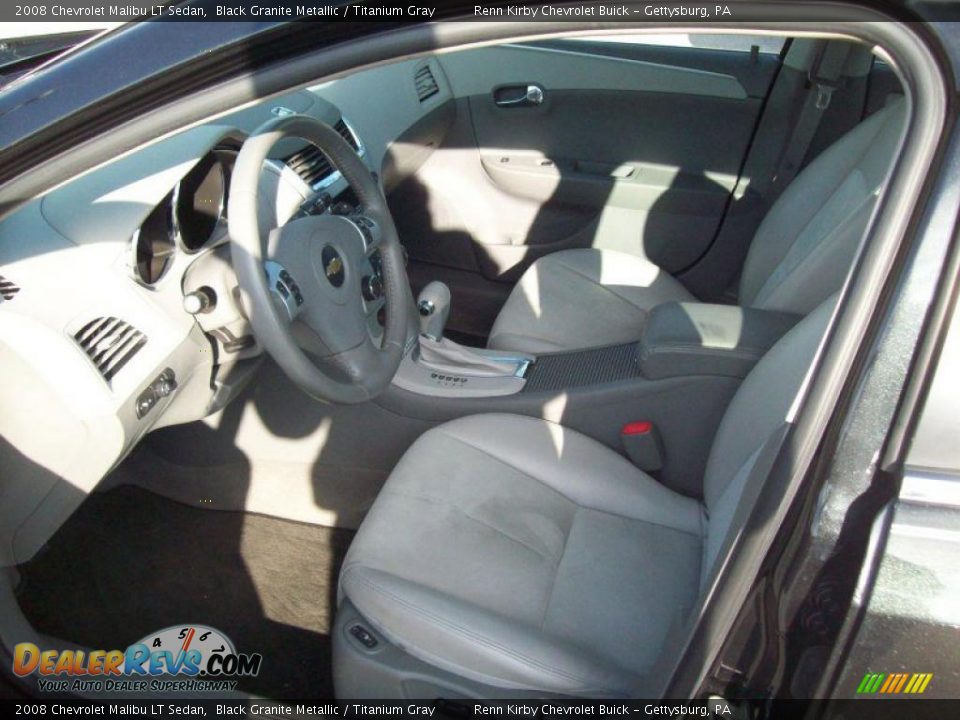 Titanium Gray Interior - 2008 Chevrolet Malibu LT Sedan Photo #21