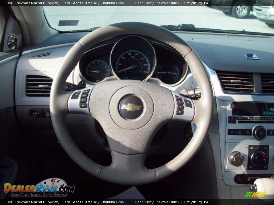 2008 Chevrolet Malibu LT Sedan Steering Wheel Photo #22