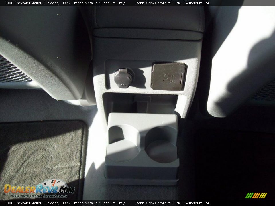 2008 Chevrolet Malibu LT Sedan Black Granite Metallic / Titanium Gray Photo #29