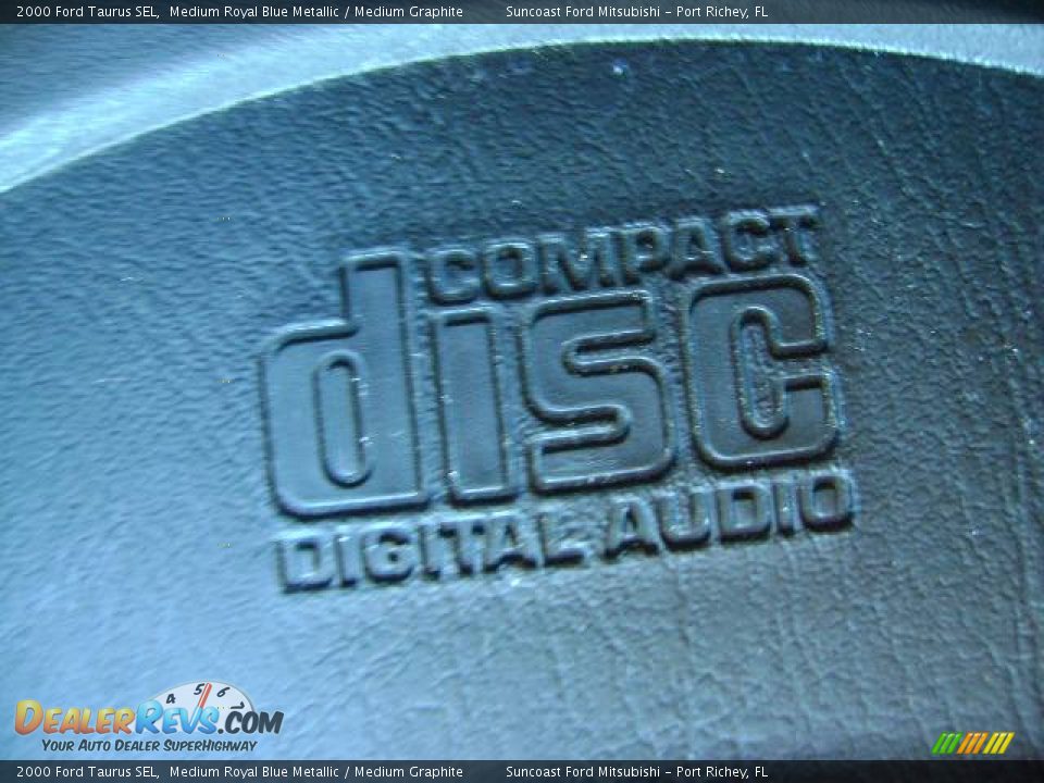 2000 Ford Taurus SEL Medium Royal Blue Metallic / Medium Graphite Photo #27