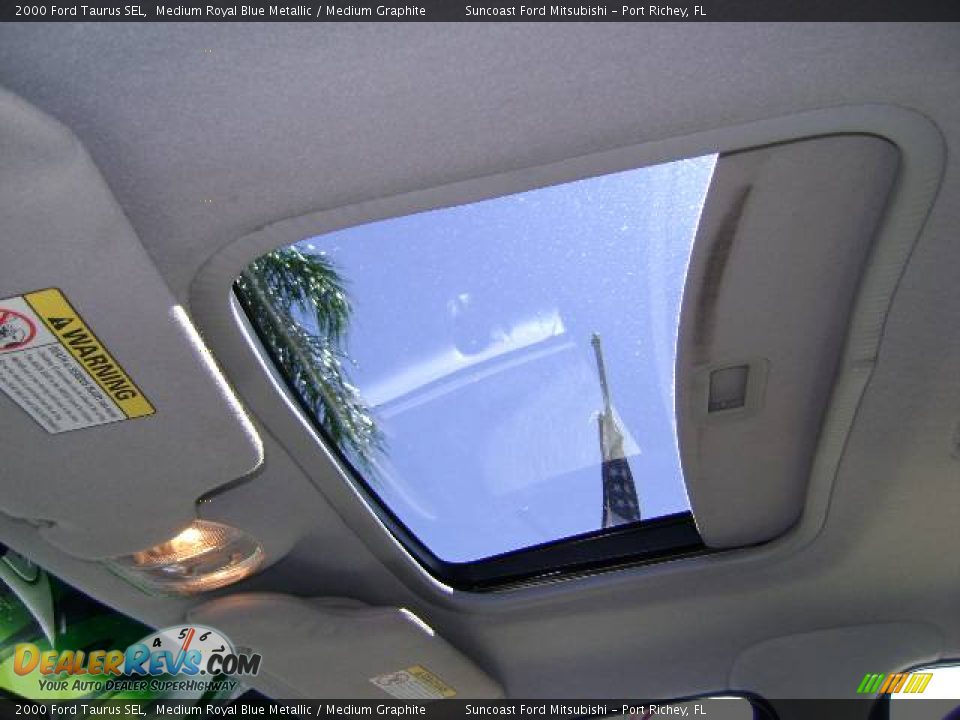 2000 Ford Taurus SEL Medium Royal Blue Metallic / Medium Graphite Photo #28