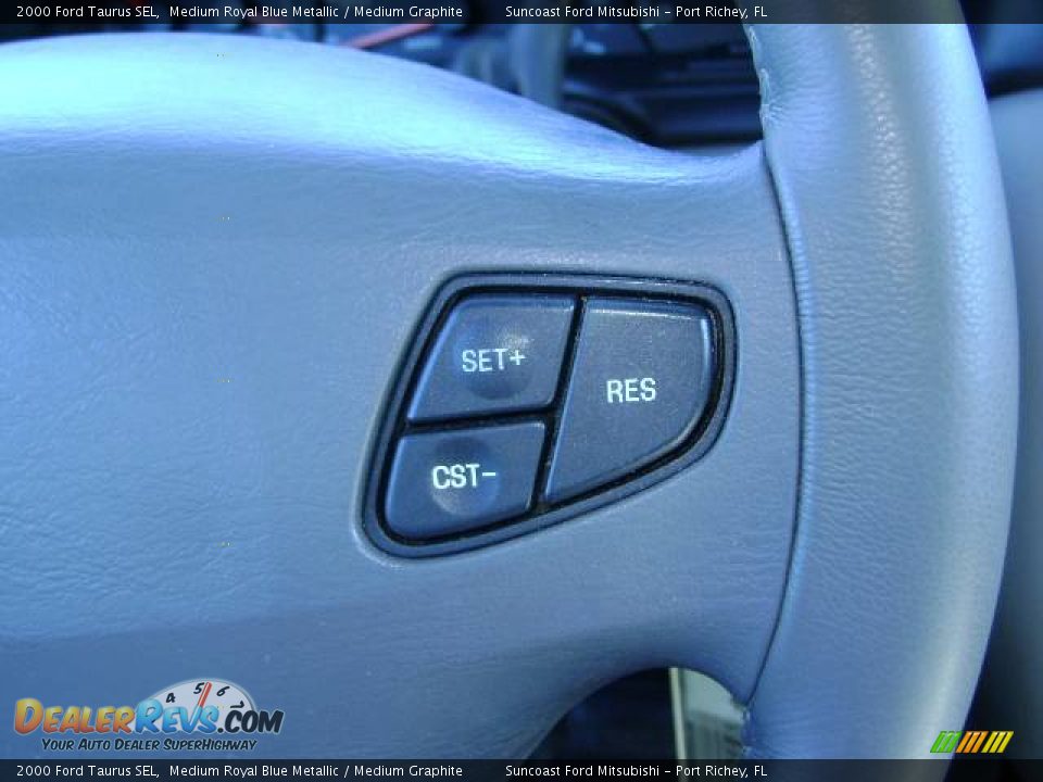 2000 Ford Taurus SEL Medium Royal Blue Metallic / Medium Graphite Photo #32