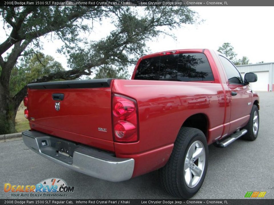 Inferno Red Crystal Pearl 2008 Dodge Ram 1500 SLT Regular Cab Photo #5