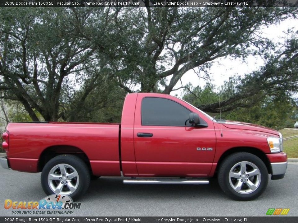 Inferno Red Crystal Pearl 2008 Dodge Ram 1500 SLT Regular Cab Photo #6