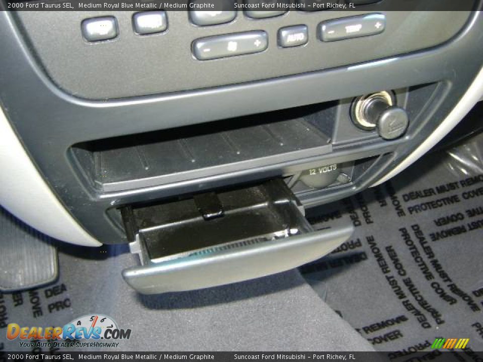 2000 Ford Taurus SEL Medium Royal Blue Metallic / Medium Graphite Photo #34