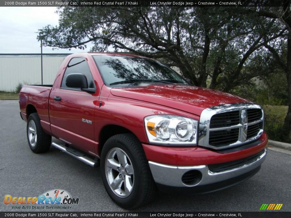 Front 3/4 View of 2008 Dodge Ram 1500 SLT Regular Cab Photo #7