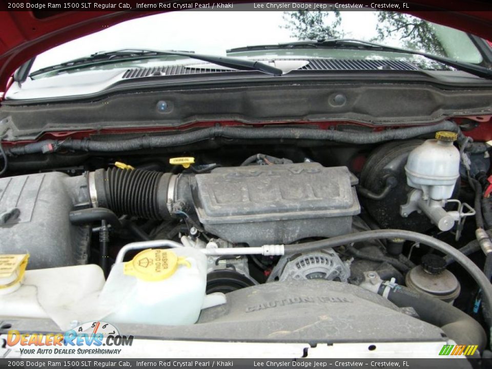 2008 Dodge Ram 1500 SLT Regular Cab 4.7 Liter SOHC 16-Valve Flex Fuel Magnum V8 Engine Photo #22