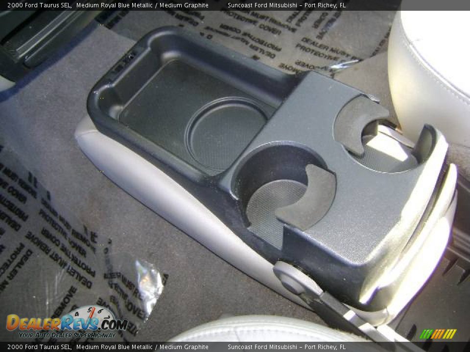 2000 Ford Taurus SEL Medium Royal Blue Metallic / Medium Graphite Photo #35