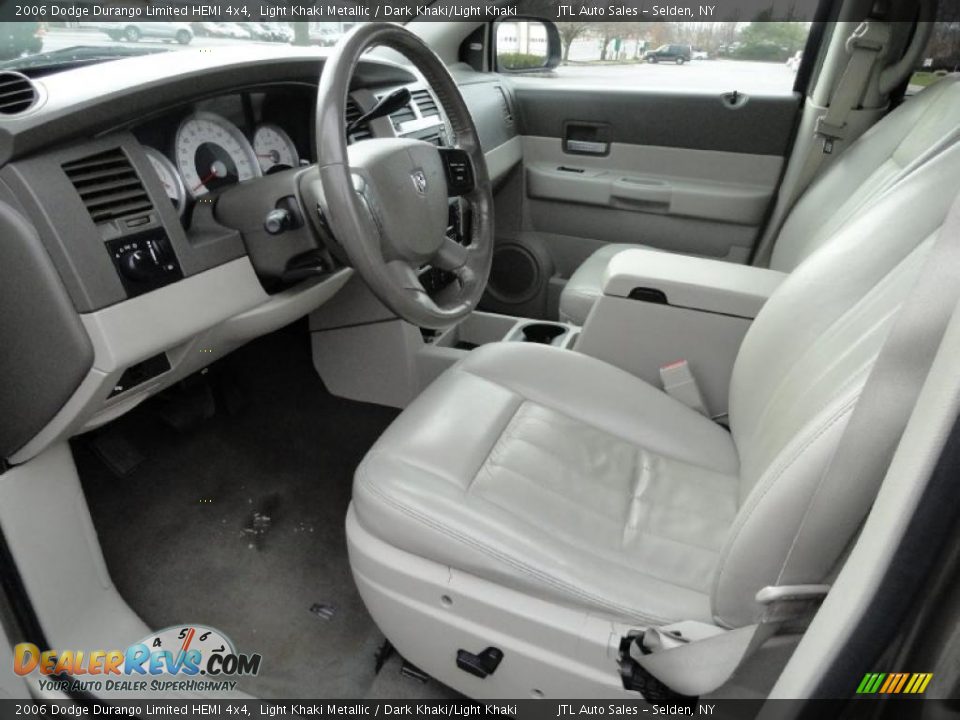 Dark Khaki Light Khaki Interior 2006 Dodge Durango Limited