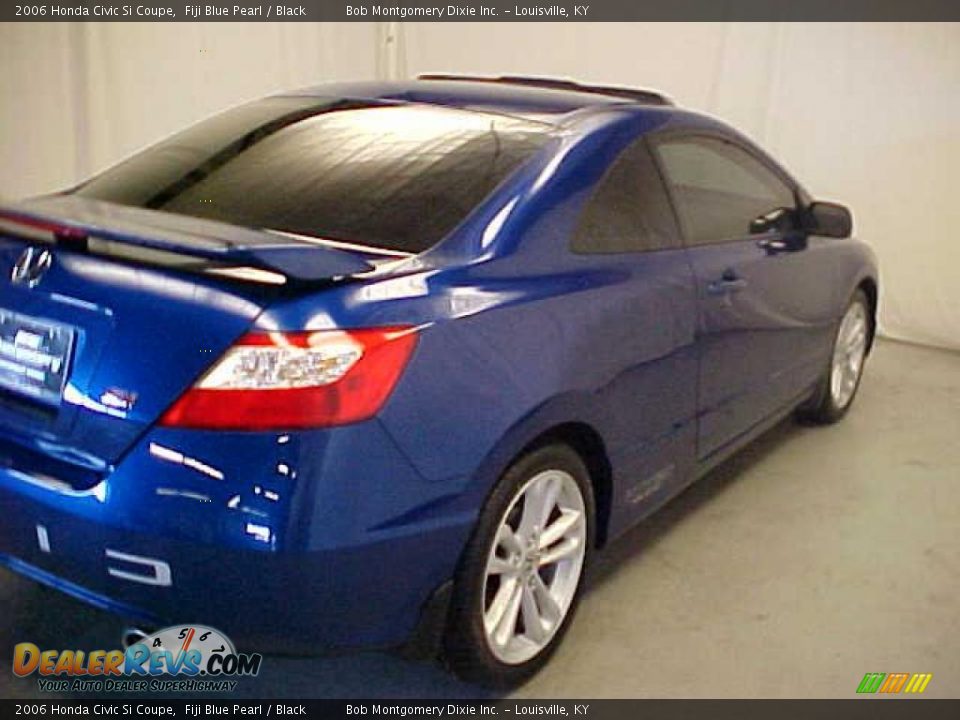 2006 Honda Civic Si Coupe Fiji Blue Pearl / Black Photo #15