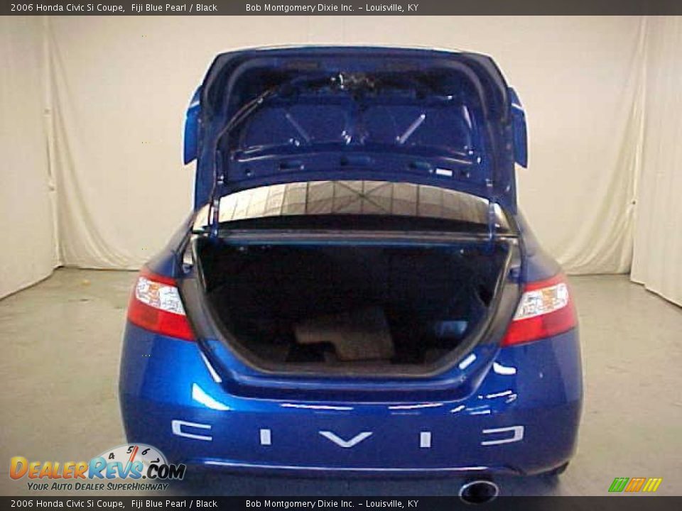 2006 Honda Civic Si Coupe Fiji Blue Pearl / Black Photo #16