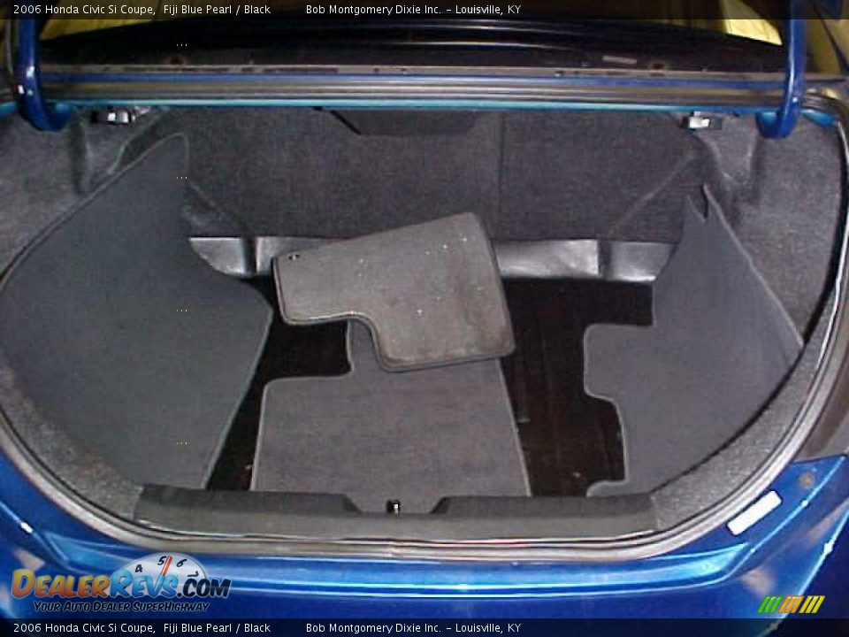 2006 Honda Civic Si Coupe Fiji Blue Pearl / Black Photo #17
