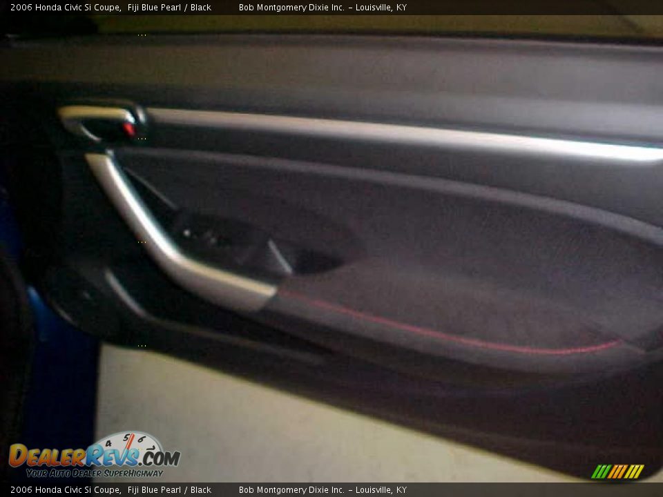 2006 Honda Civic Si Coupe Fiji Blue Pearl / Black Photo #18