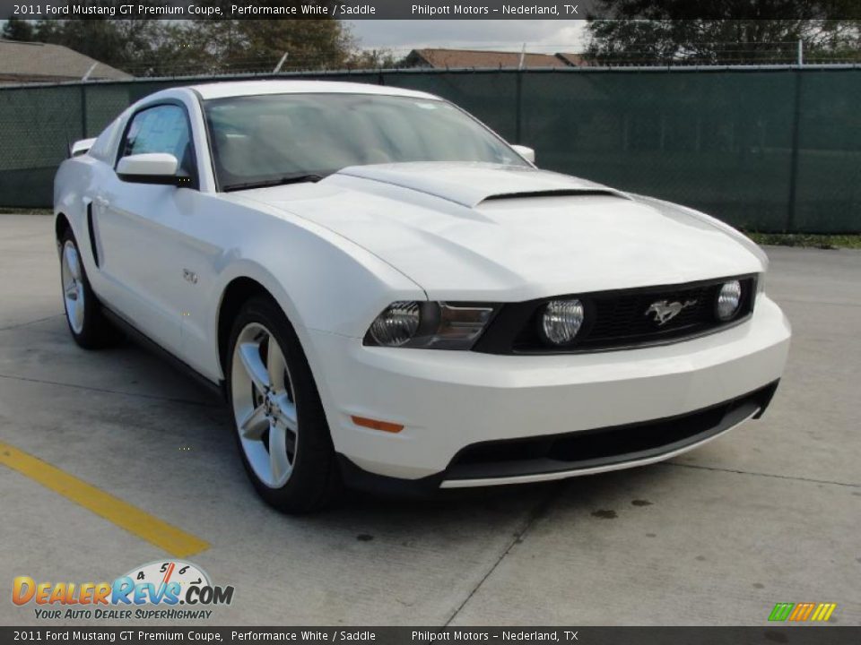 Front 3/4 View of 2011 Ford Mustang GT Premium Coupe Photo #1