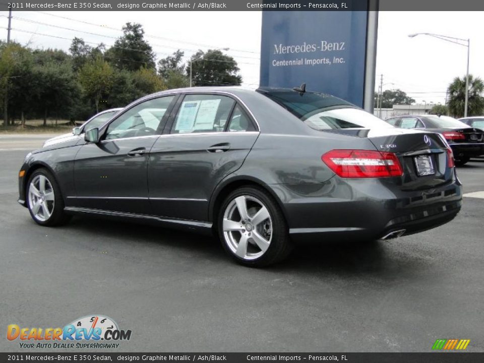 2011 Mercedes-Benz E 350 Sedan designo Graphite Metallic / Ash/Black Photo #7