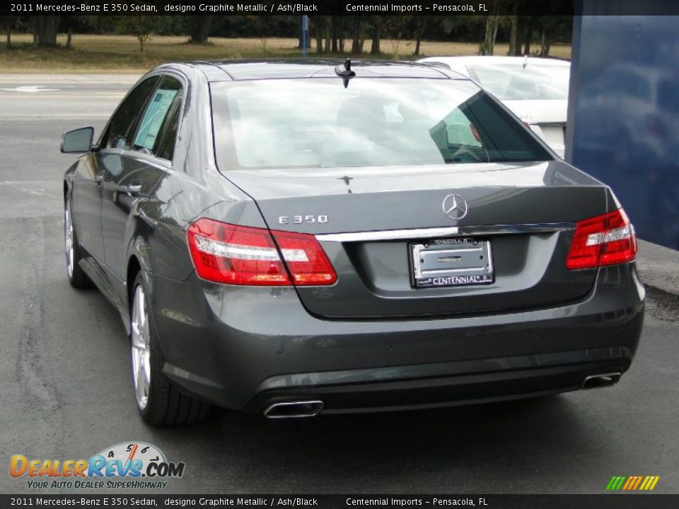 2011 Mercedes-Benz E 350 Sedan designo Graphite Metallic / Ash/Black Photo #9