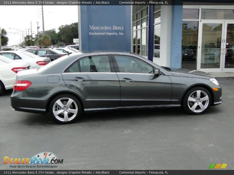 2011 Mercedes-Benz E 350 Sedan designo Graphite Metallic / Ash/Black Photo #12
