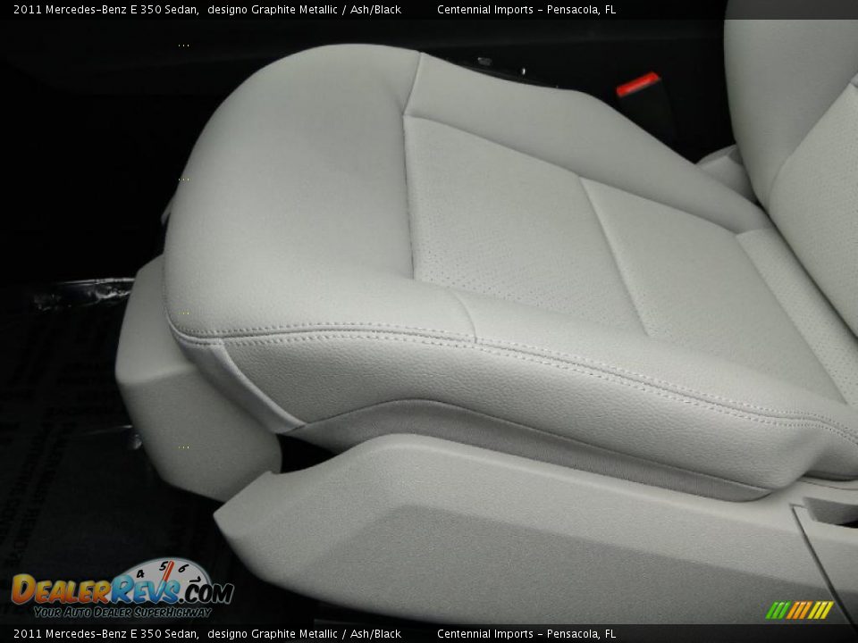 Ash/Black Interior - 2011 Mercedes-Benz E 350 Sedan Photo #16