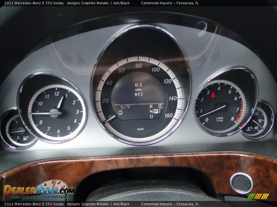 2011 Mercedes-Benz E 350 Sedan Gauges Photo #21