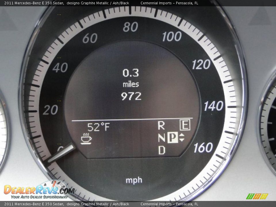 2011 Mercedes-Benz E 350 Sedan designo Graphite Metallic / Ash/Black Photo #22