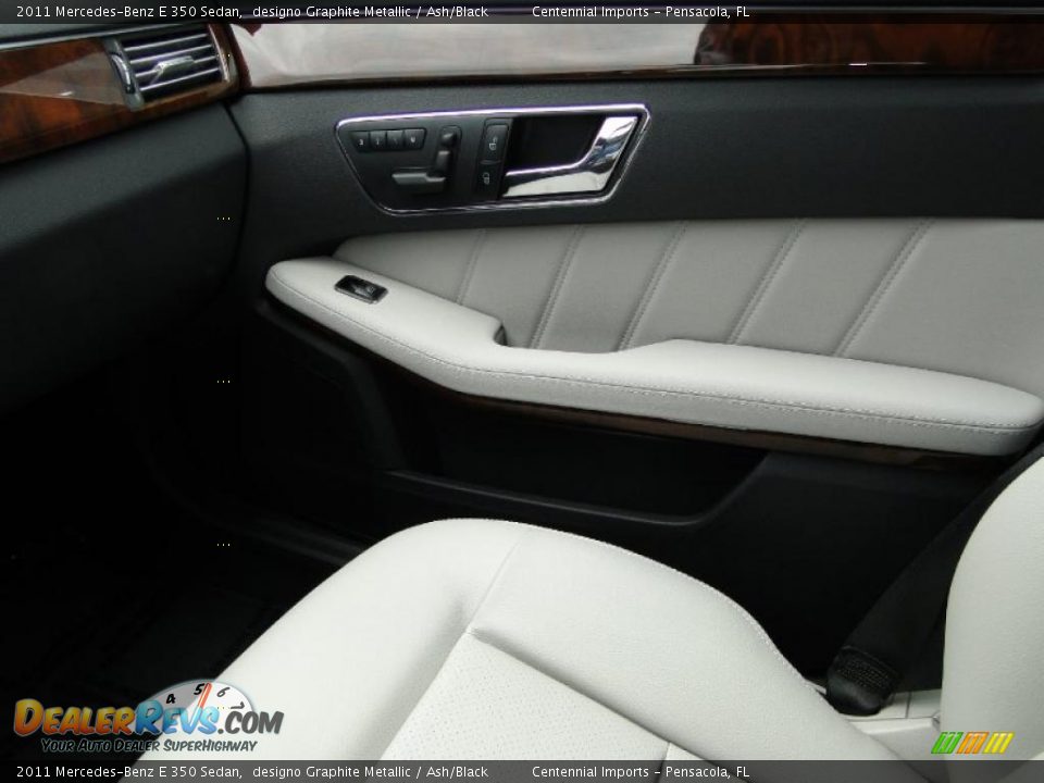 Ash/Black Interior - 2011 Mercedes-Benz E 350 Sedan Photo #31