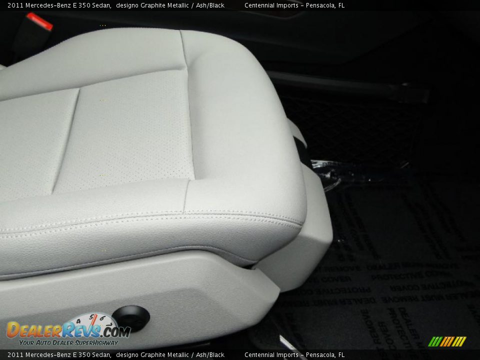2011 Mercedes-Benz E 350 Sedan designo Graphite Metallic / Ash/Black Photo #34