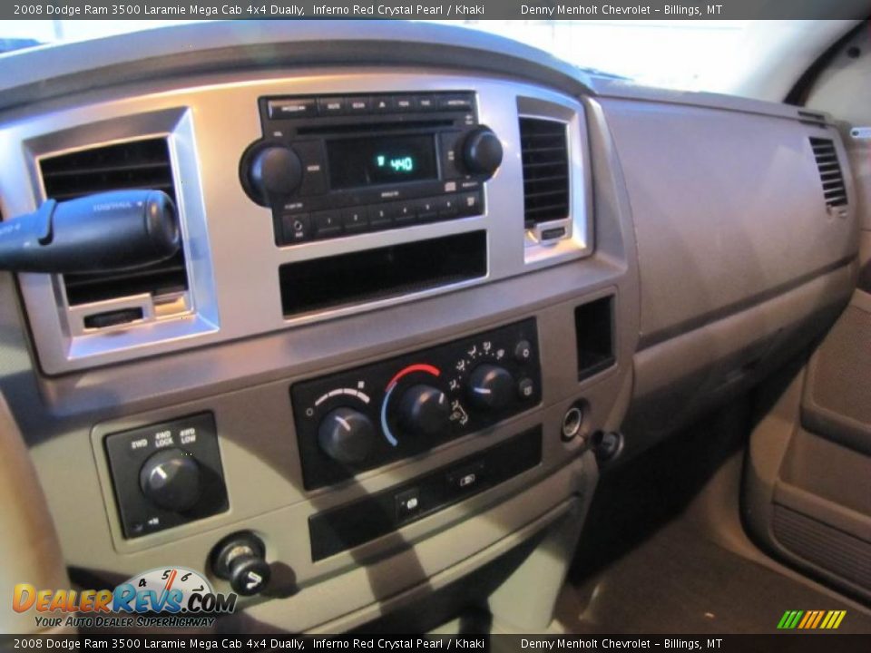 Controls of 2008 Dodge Ram 3500 Laramie Mega Cab 4x4 Dually Photo #6