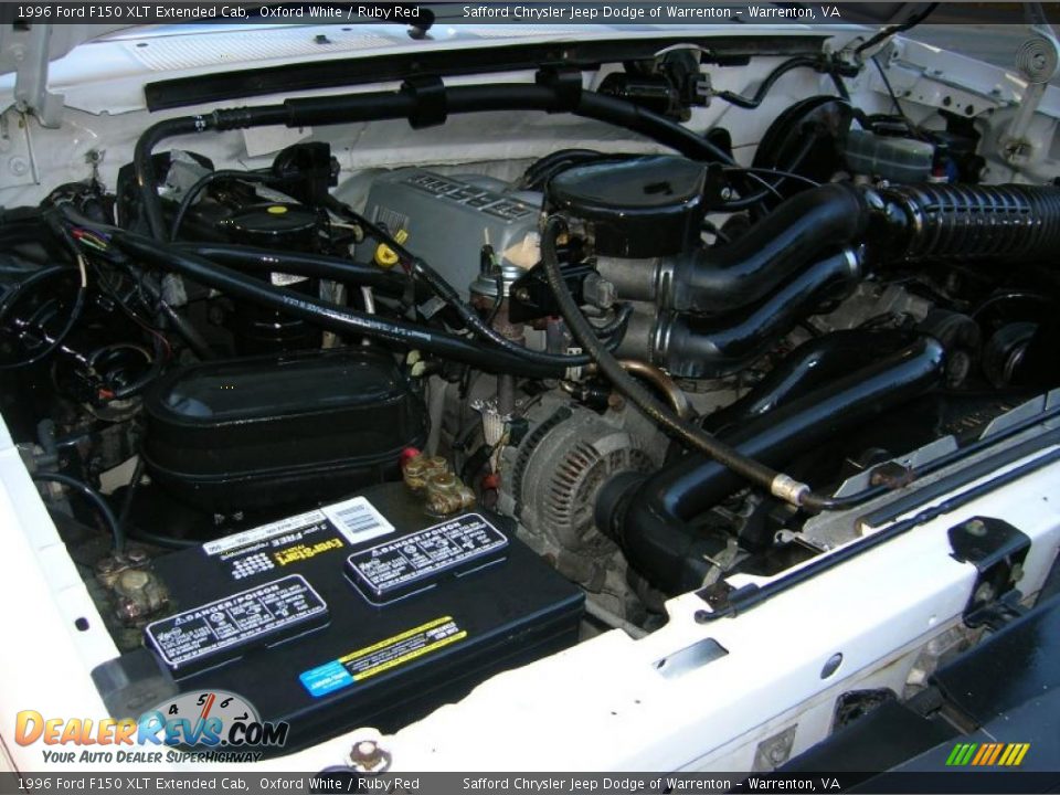 1996 Ford F150 XLT Extended Cab 5.8 Liter OHV 16-Valve V8 Engine Photo #14