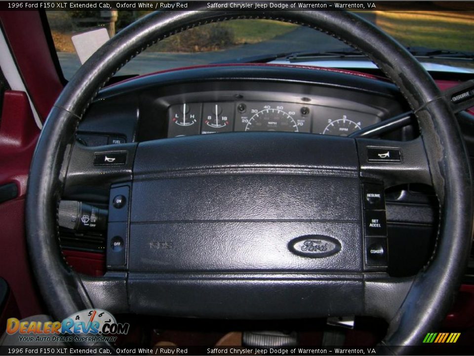1996 Ford F150 XLT Extended Cab Steering Wheel Photo #17