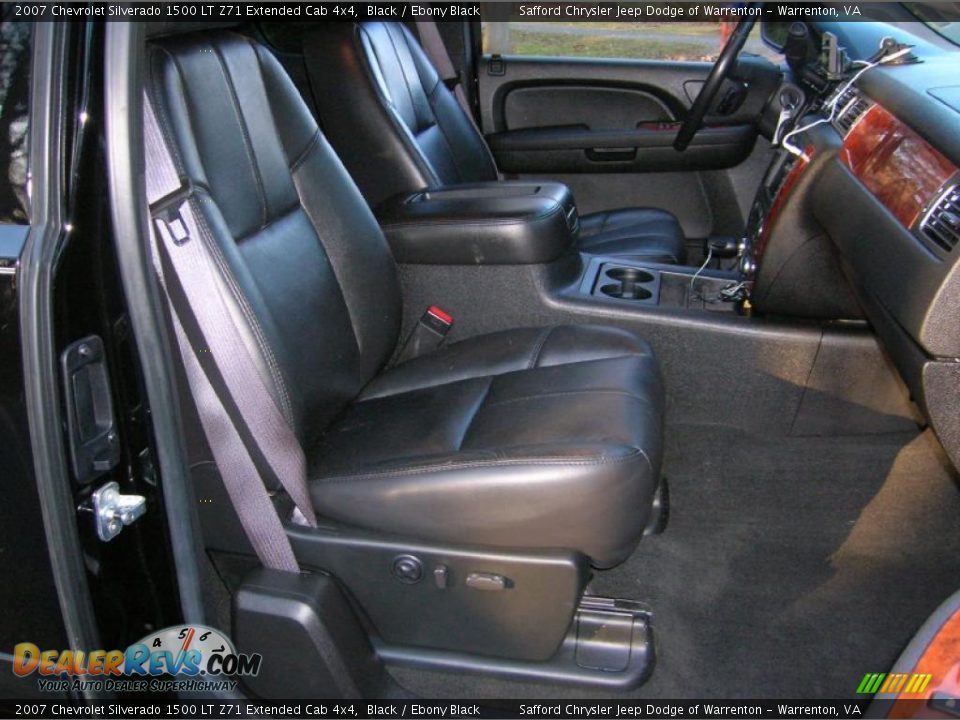 2007 Chevrolet Silverado 1500 LT Z71 Extended Cab 4x4 Black / Ebony Black Photo #5