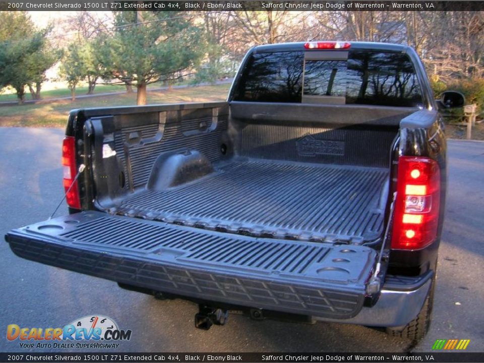 2007 Chevrolet Silverado 1500 LT Z71 Extended Cab 4x4 Black / Ebony Black Photo #10