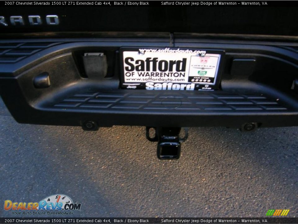 2007 Chevrolet Silverado 1500 LT Z71 Extended Cab 4x4 Black / Ebony Black Photo #11