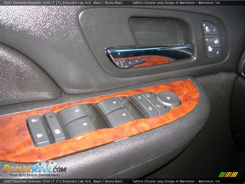2007 Chevrolet Silverado 1500 LT Z71 Extended Cab 4x4 Black / Ebony Black Photo #18