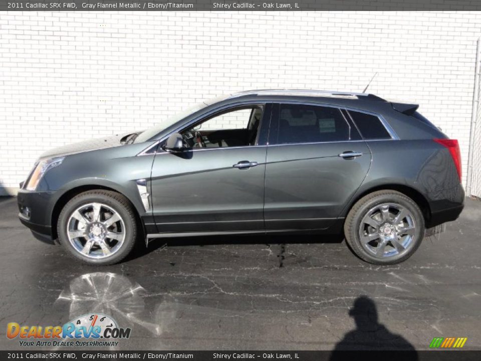 Gray Flannel Metallic 2011 Cadillac SRX FWD Photo #3