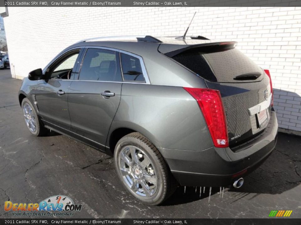 Gray Flannel Metallic 2011 Cadillac SRX FWD Photo #4